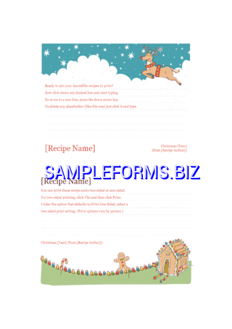 Recipe Template 1 dotx pdf free
